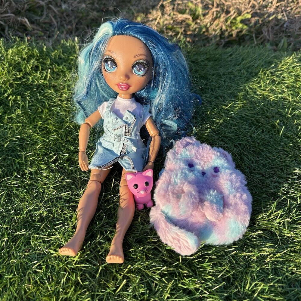 MGA 2019 Rainbow High Fantastic Fashion Doll Skyler Bradshaw Blue 11”